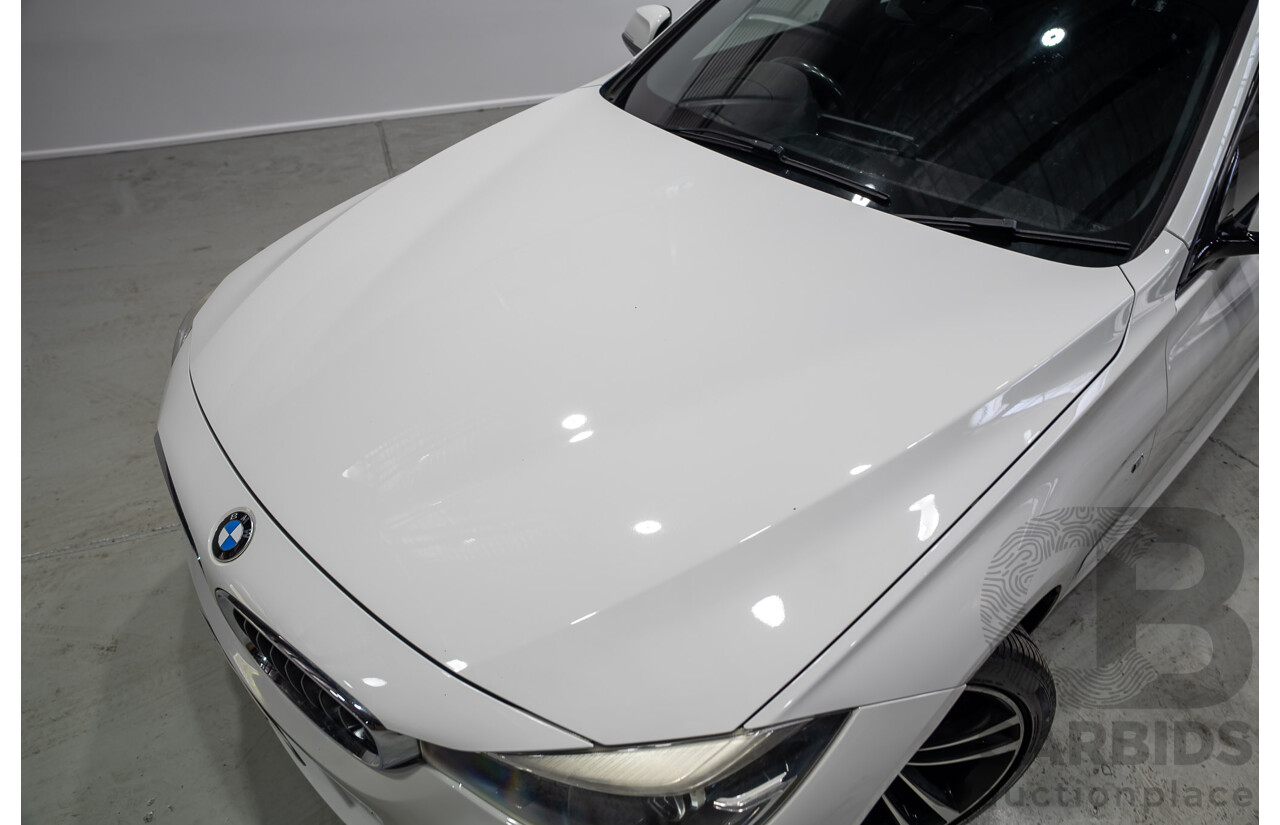 01/2017 BMW 330i M Sport Gran Turismo (RWD) F34 LCI MY17 5d Hatchback White Turbo 2.0L