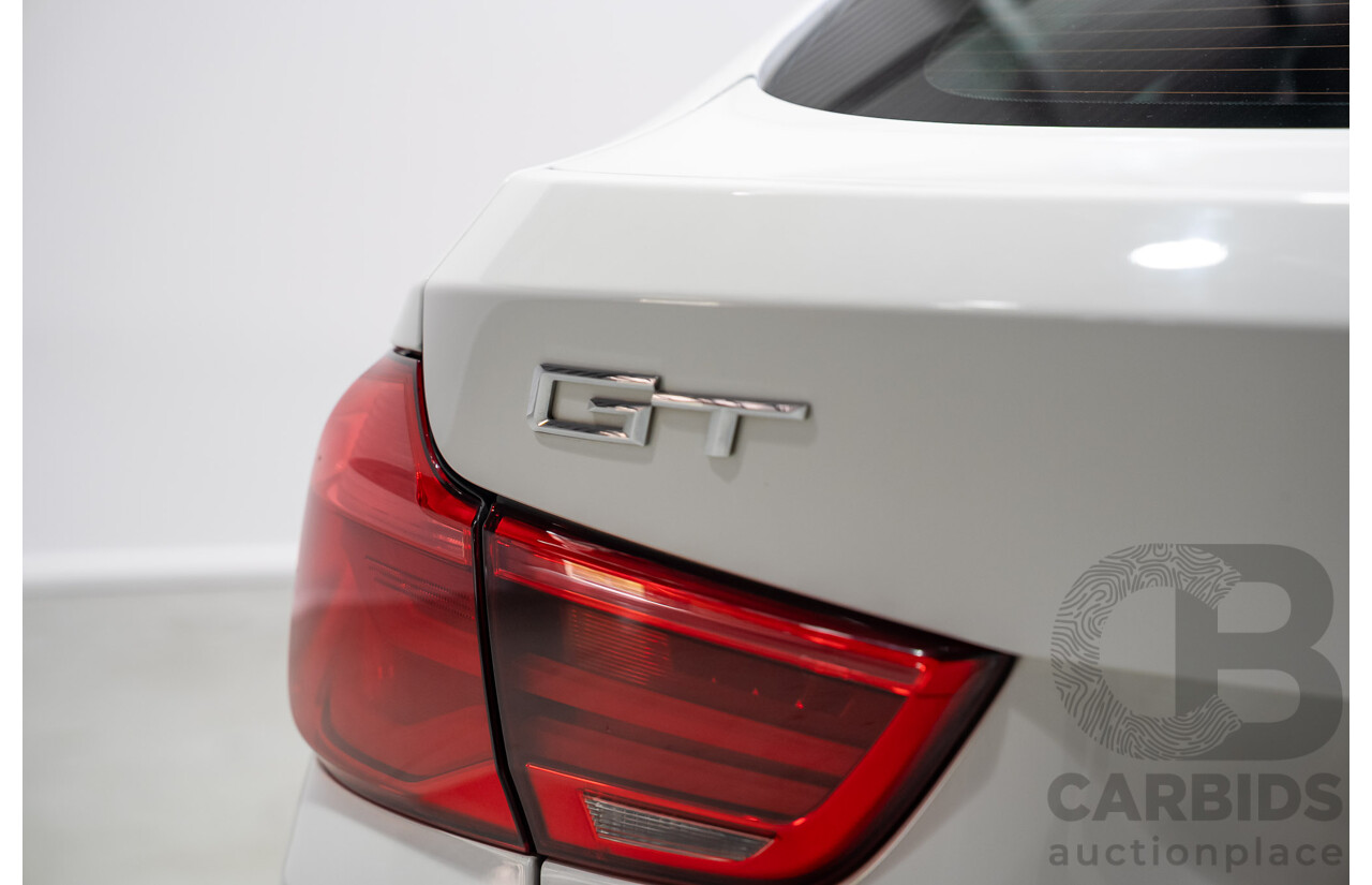 01/2017 BMW 330i M Sport Gran Turismo (RWD) F34 LCI MY17 5d Hatchback White Turbo 2.0L