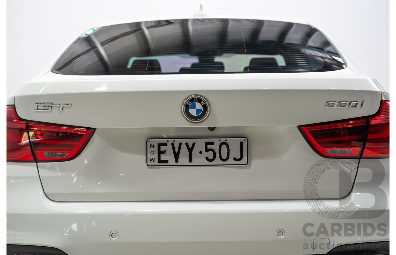 01/2017 BMW 330i M Sport Gran Turismo (RWD) F34 LCI MY17 5d Hatchback White Turbo 2.0L