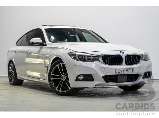 01/2017 BMW 330i M Sport Gran Turismo (RWD) F34 LCI MY17 5d Hatchback White Turbo 2.0L