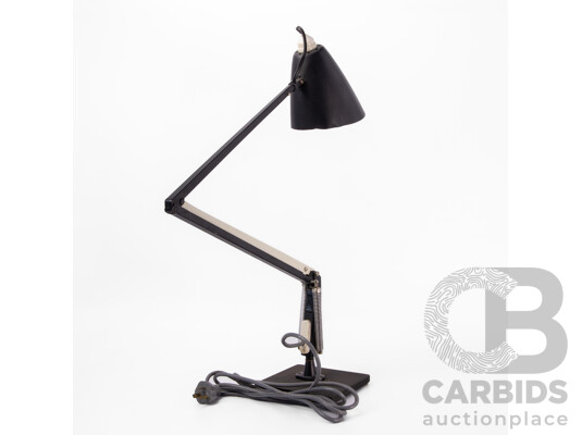 Vintage Black Planet Studio Desk Lamp