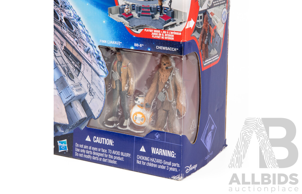 Vintage Boxed Star Wars 'The Force Awakens' Millennium Falcon by Hasbro Toys