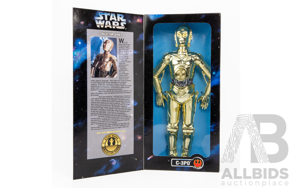 Vintage Star Wars Collector Series C-3PO in Original Box by Kenner Toys