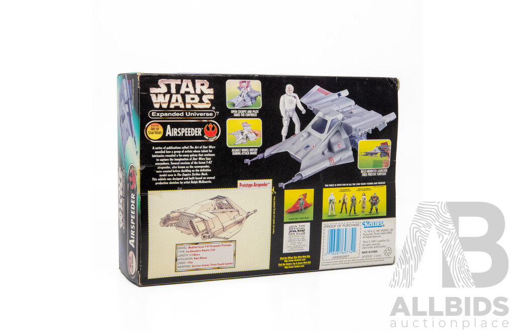 Boxed Star Wars Airspeeder with Firing Proton Torpedo by Kenner Toys