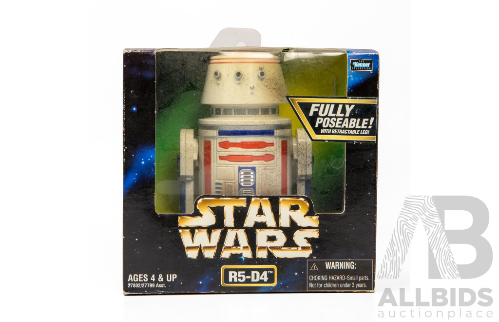 Boxed Star Wars R5-D4 Figure by Kenner Toys