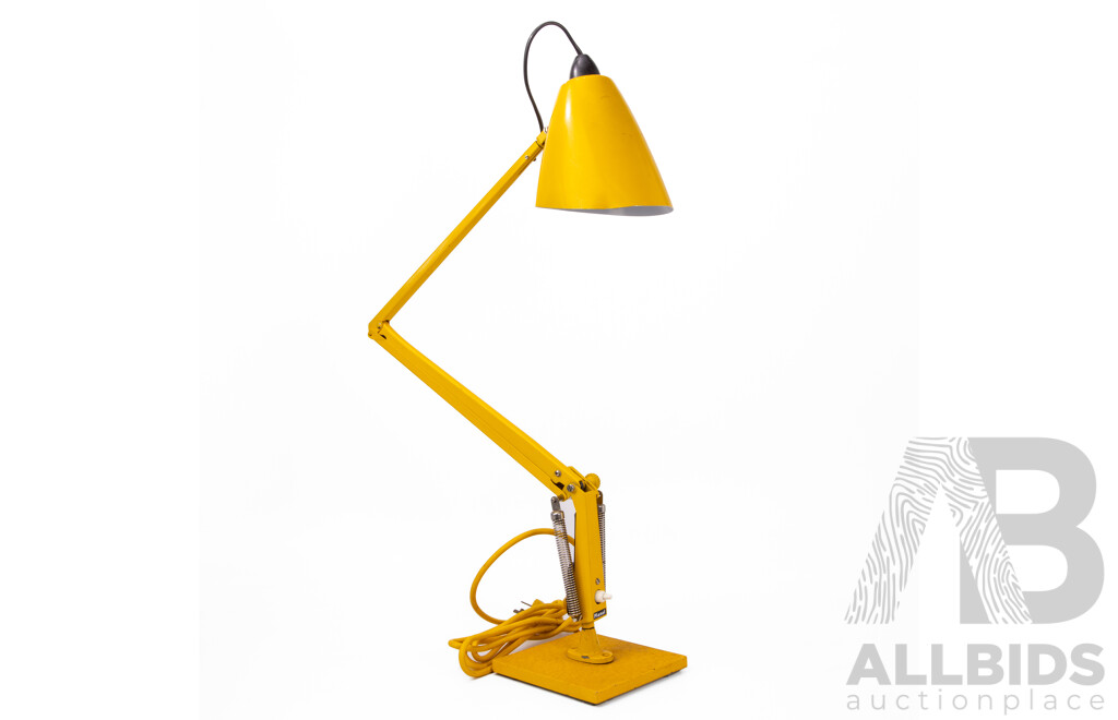 Vintage Yellow Planet Studio Desk Lamp
