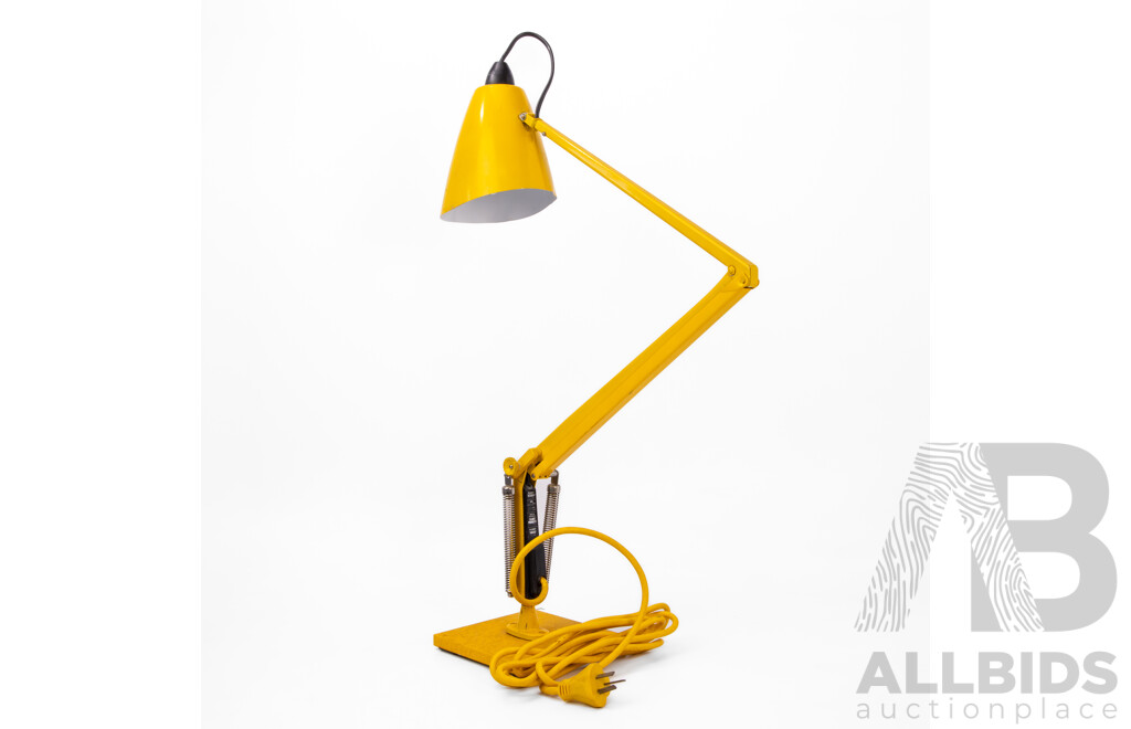 Vintage Yellow Planet Studio Desk Lamp