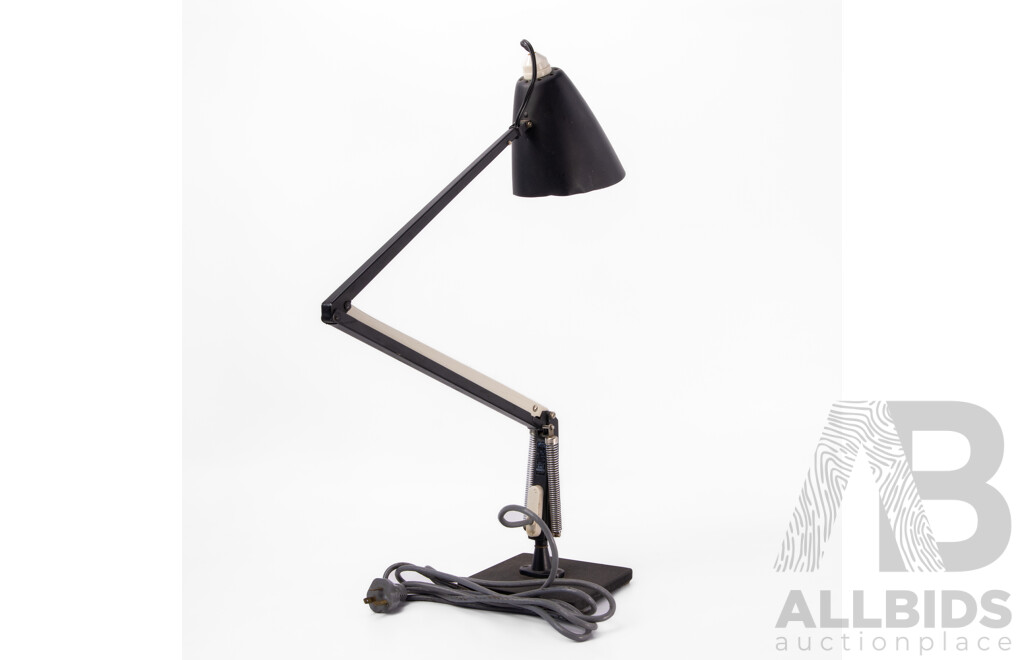 Vintage Black Planet Studio Desk Lamp