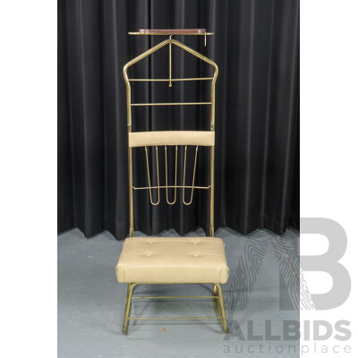 Vintage Brass Gents Valet