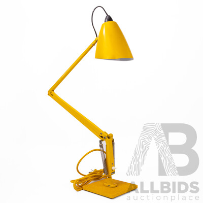 Vintage Yellow Planet Studio Desk Lamp