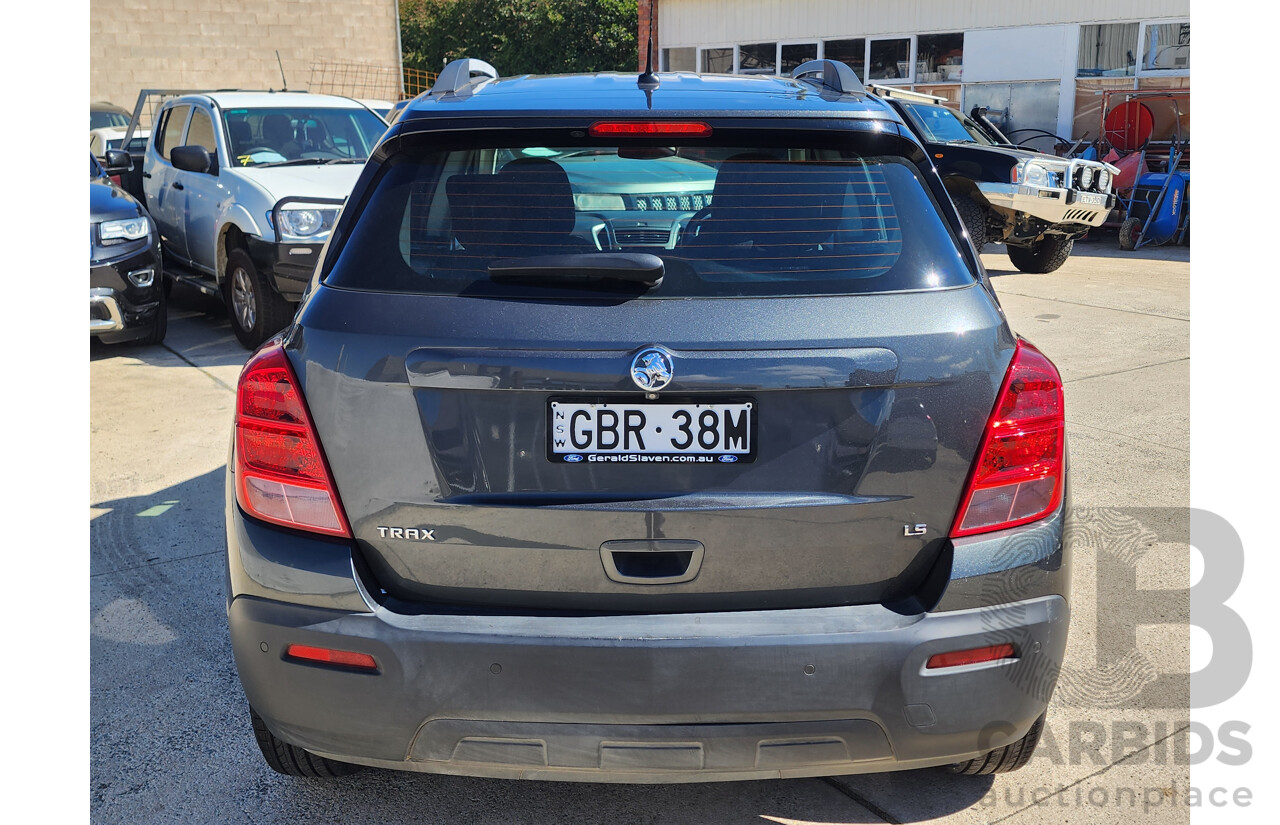 06/2016 Holden Trax LS TJ MY16 4d Wagon Grey 1.8L