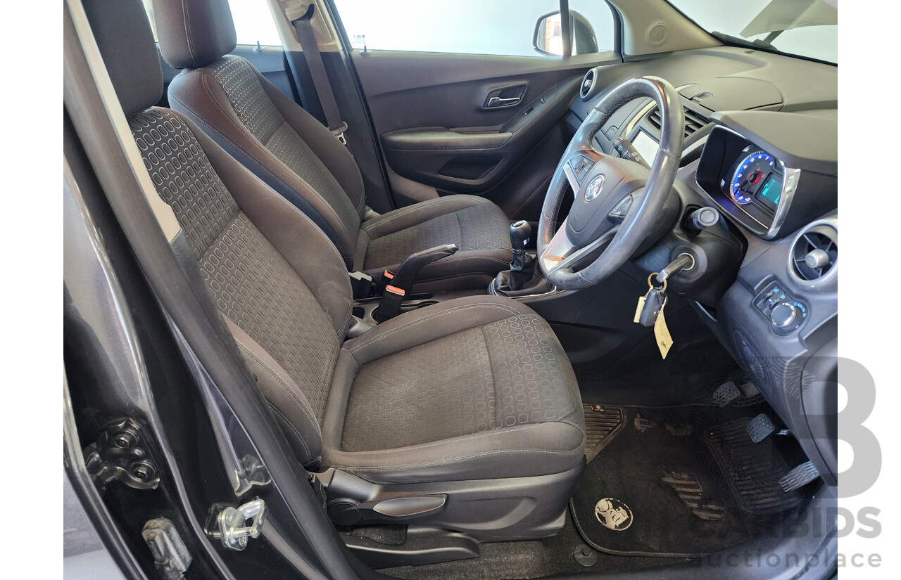 06/2016 Holden Trax LS TJ MY16 4d Wagon Grey 1.8L