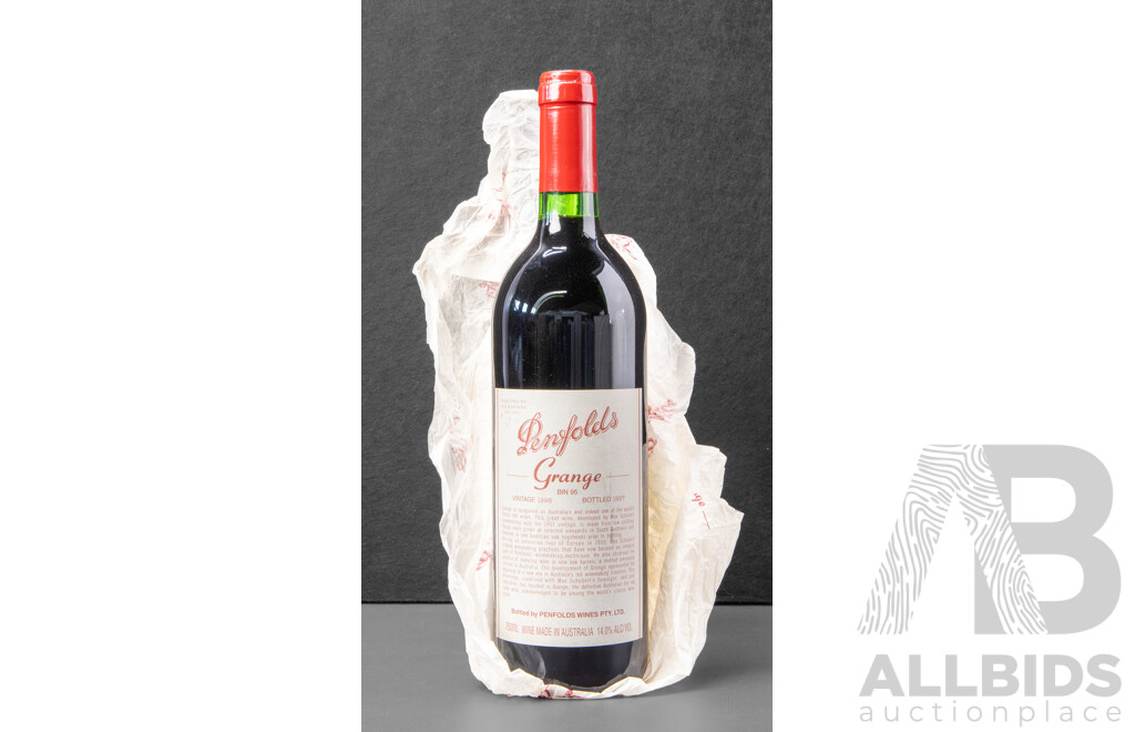 Penfolds Grange Bin 95 Vintage 1996