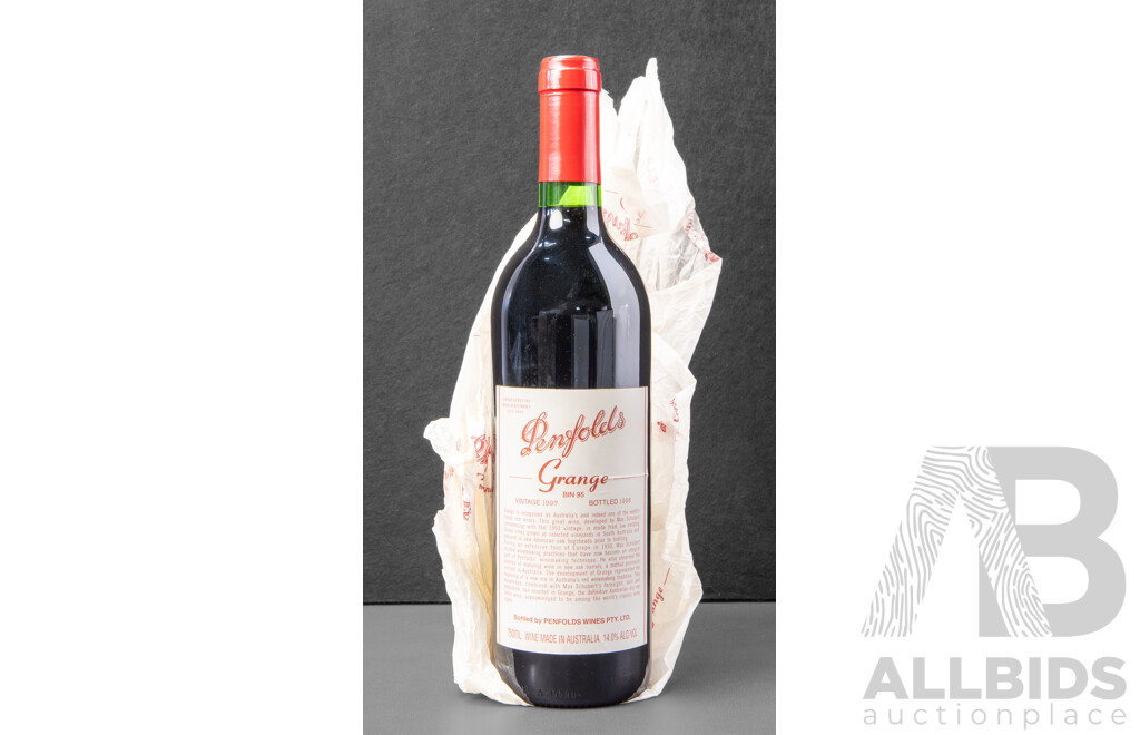 Penfolds Grange Bin 95 Vintage 1997