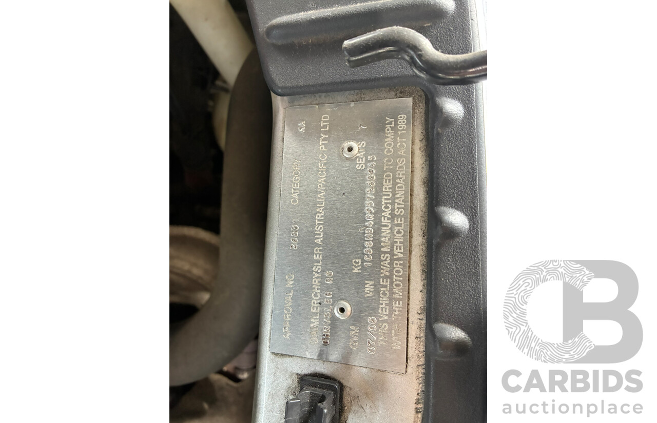 07/2006 Chrysler Voyager LX RG 05 Upgrade 4D Wagon Silver V6 3.3L