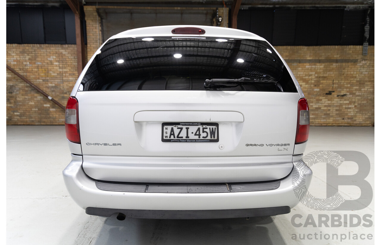 07/2006 Chrysler Voyager LX RG 05 Upgrade 4D Wagon Silver V6 3.3L