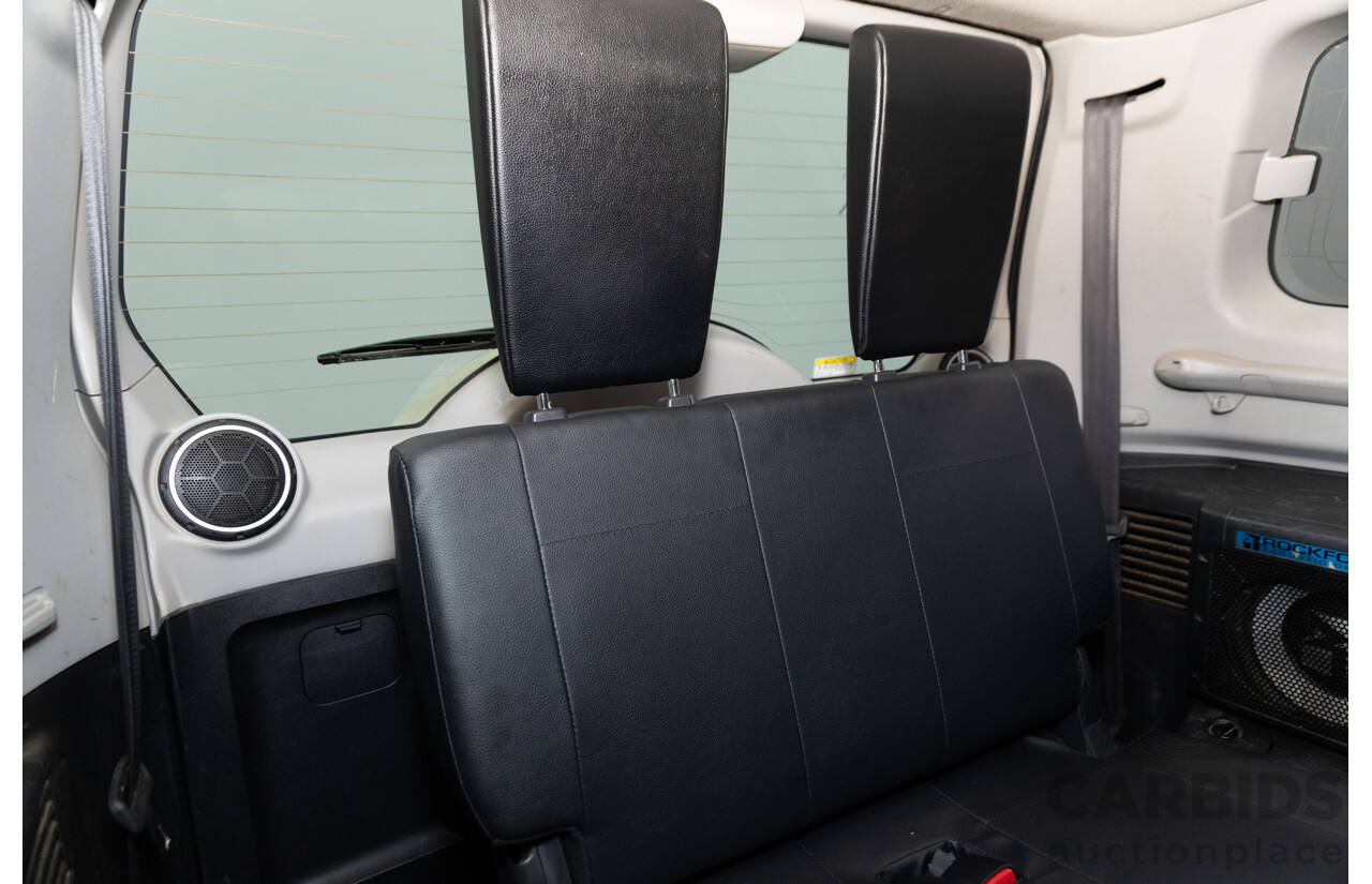 06/2010 Mitsubishi Pajero Exceed LWB (4x4) NT MY10 4d Wagon White Turbo Diesel 3.2L