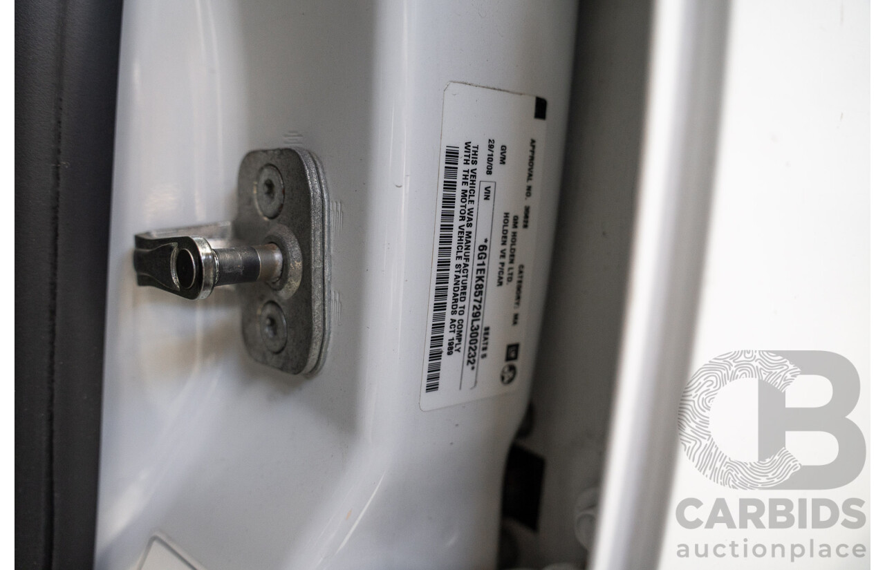10/2008 Holden Commodore Omega VE MY09 4d Sportwagon White 3.6L