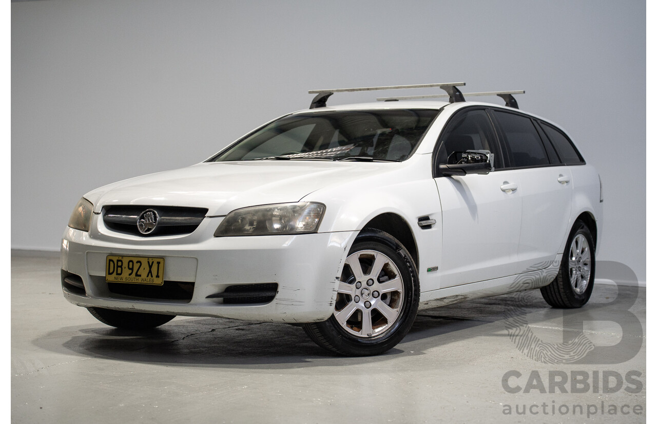 10/2008 Holden Commodore Omega VE MY09 4d Sportwagon White 3.6L