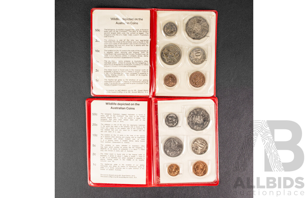 Collection of Australian UNC Coins and PNCs Including RAM 1975, 1983, 1984 UNC Coin Sets, 2024 Animals in War Two Dollars, 1993 Landcare One Dollar, 2006 Duyfken Five Dollars.............