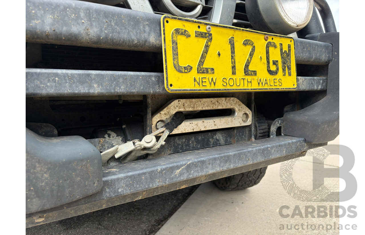 09/2003 Nissan Patrol ST (4x4) 4WD GU III 4D 7 Seat Wagon Silver Turbo Diesel 3.0L