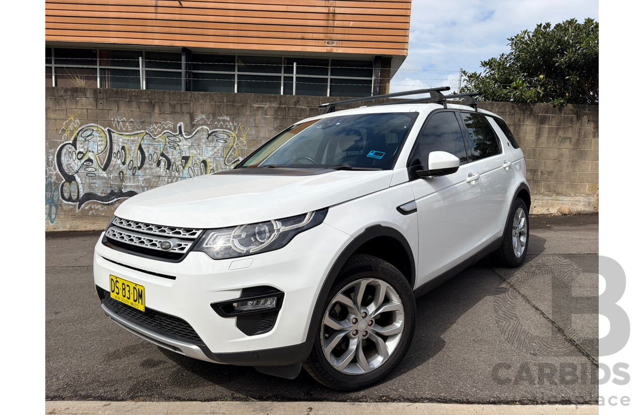 08/2017 Land Rover Discovery Sport TD4 180 HSE 7 SEAT AWD LC MY17 4D Wagon White Turbo Diesel 2.0L