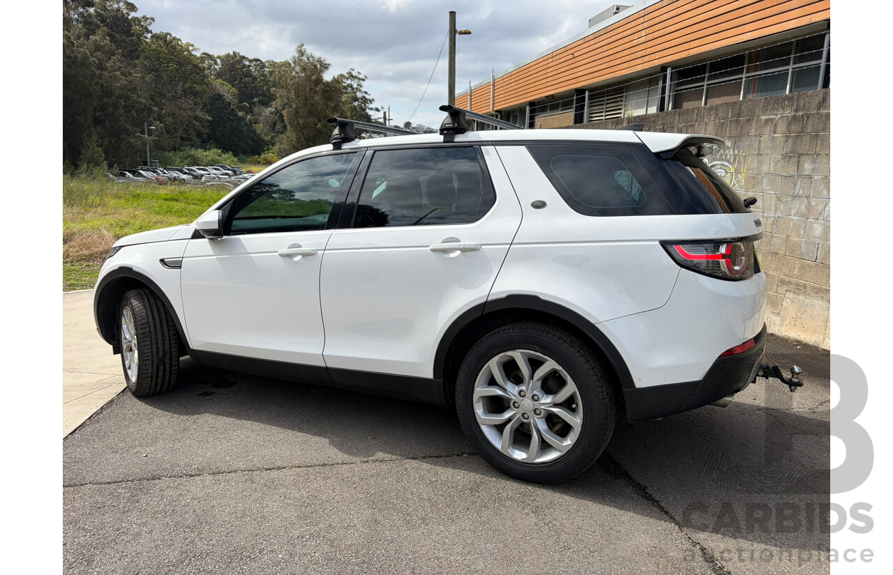 08/2017 Land Rover Discovery Sport TD4 180 HSE 7 SEAT AWD LC MY17 4D Wagon White Turbo Diesel 2.0L