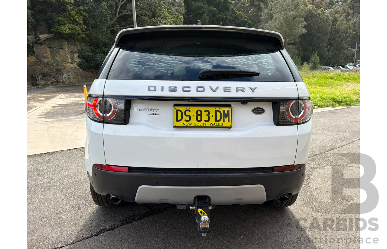 08/2017 Land Rover Discovery Sport TD4 180 HSE 7 SEAT AWD LC MY17 4D Wagon White Turbo Diesel 2.0L