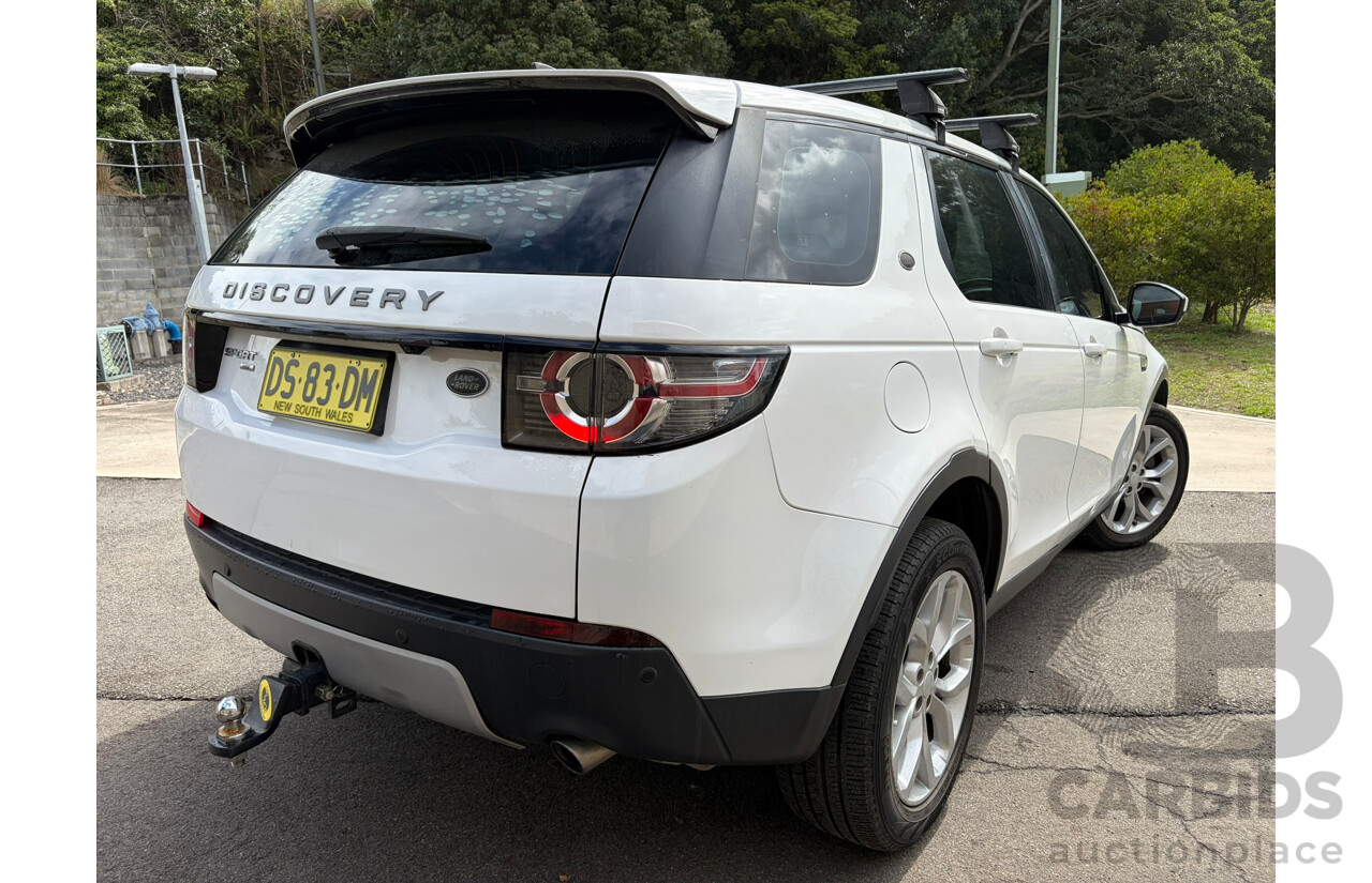 08/2017 Land Rover Discovery Sport TD4 180 HSE 7 SEAT AWD LC MY17 4D Wagon White Turbo Diesel 2.0L