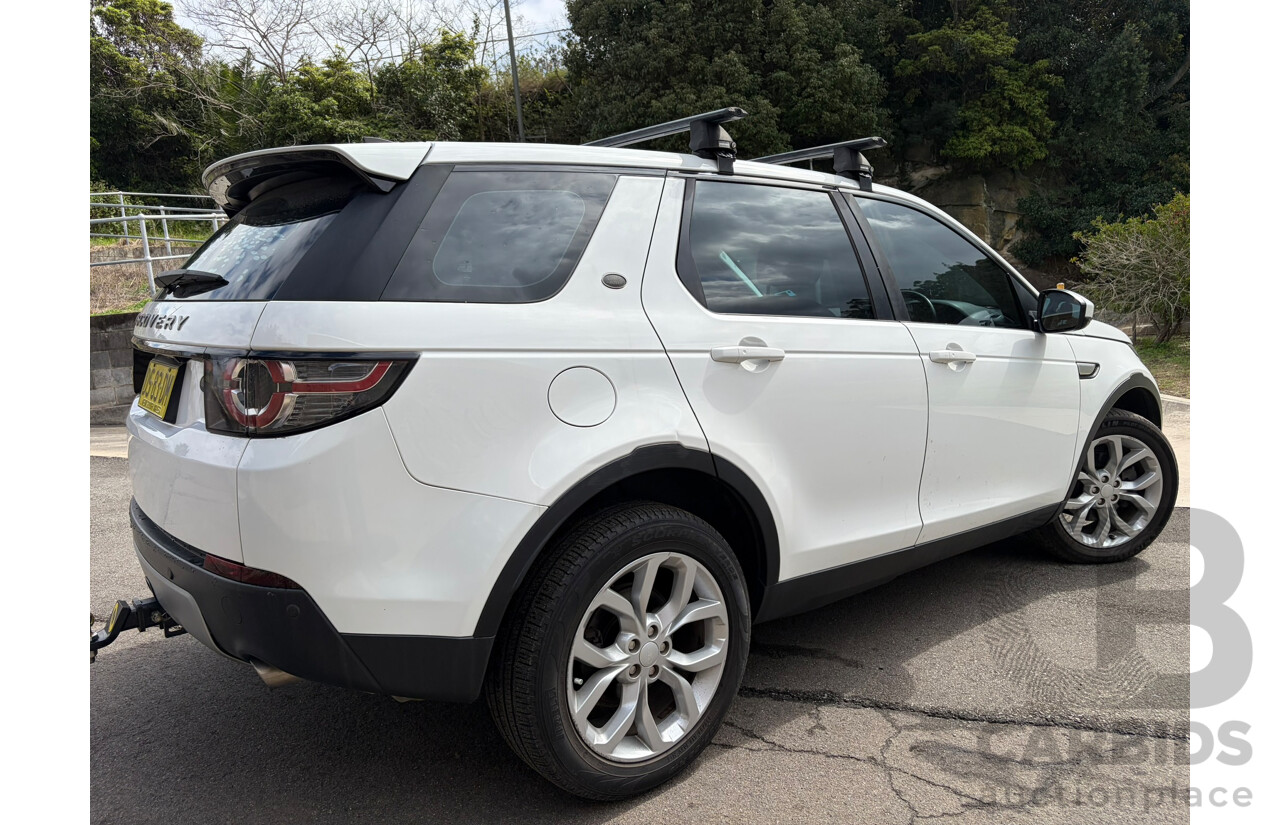 08/2017 Land Rover Discovery Sport TD4 180 HSE 7 SEAT AWD LC MY17 4D Wagon White Turbo Diesel 2.0L