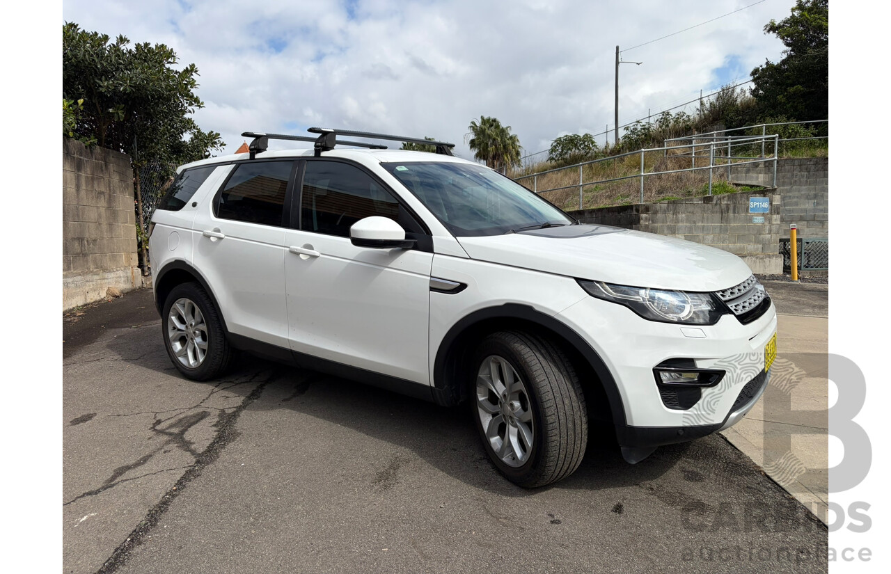 08/2017 Land Rover Discovery Sport TD4 180 HSE 7 SEAT AWD LC MY17 4D Wagon White Turbo Diesel 2.0L