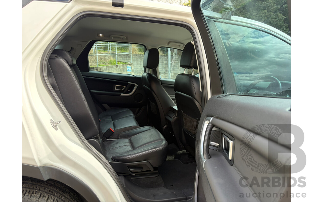 08/2017 Land Rover Discovery Sport TD4 180 HSE 7 SEAT AWD LC MY17 4D Wagon White Turbo Diesel 2.0L