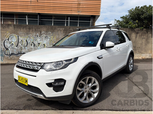 08/2017 Land Rover Discovery Sport TD4 180 HSE 7 SEAT AWD LC MY17 4D Wagon White Turbo Diesel 2.0L