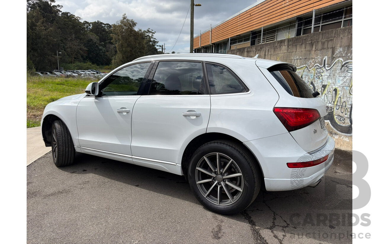 01/2017 Audi Q5 2.0 TFSI Sports Edition AWD 8R MY17 4D Wagon White 2.0L