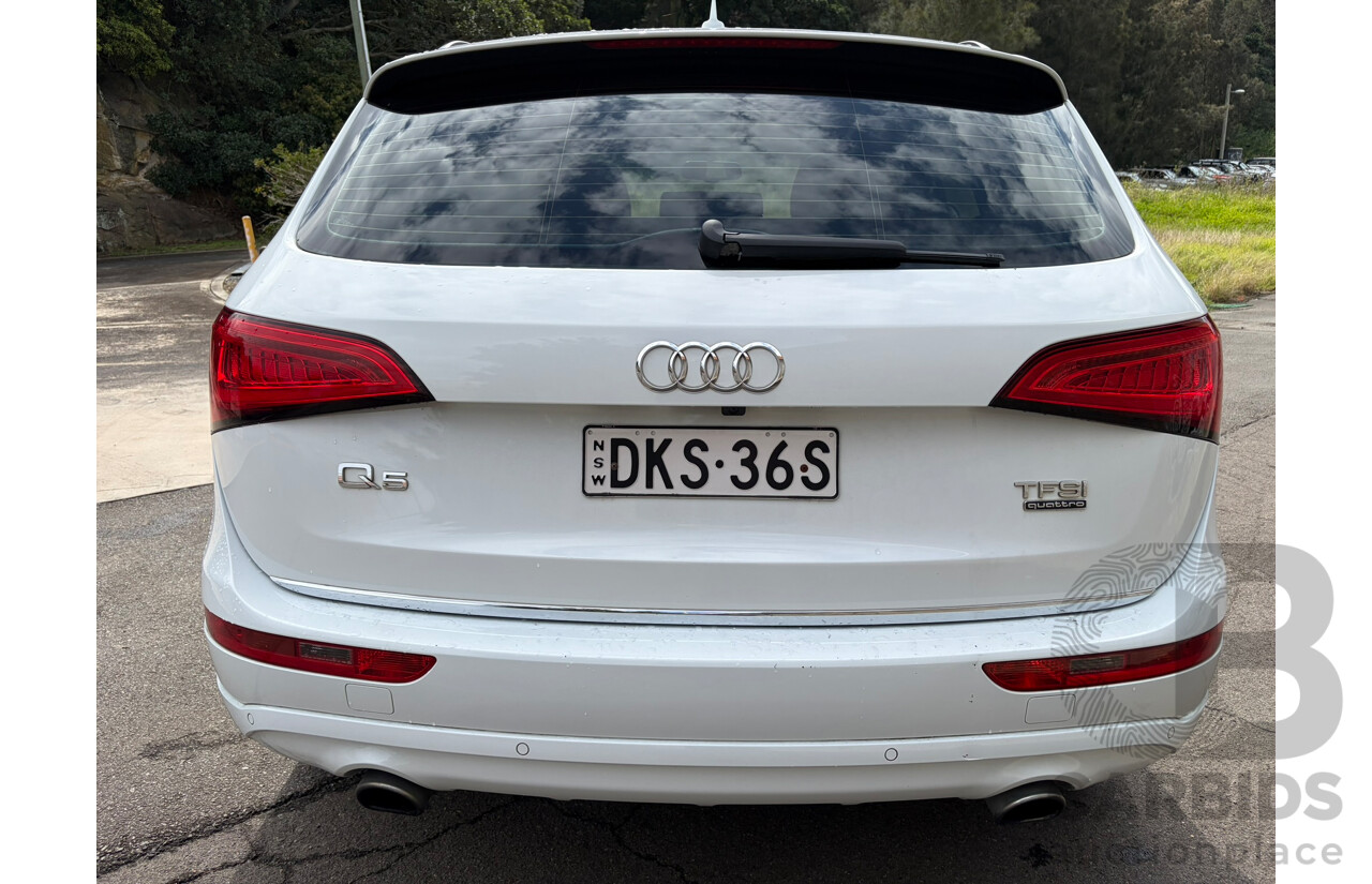 01/2017 Audi Q5 2.0 TFSI Sports Edition AWD 8R MY17 4D Wagon White 2.0L