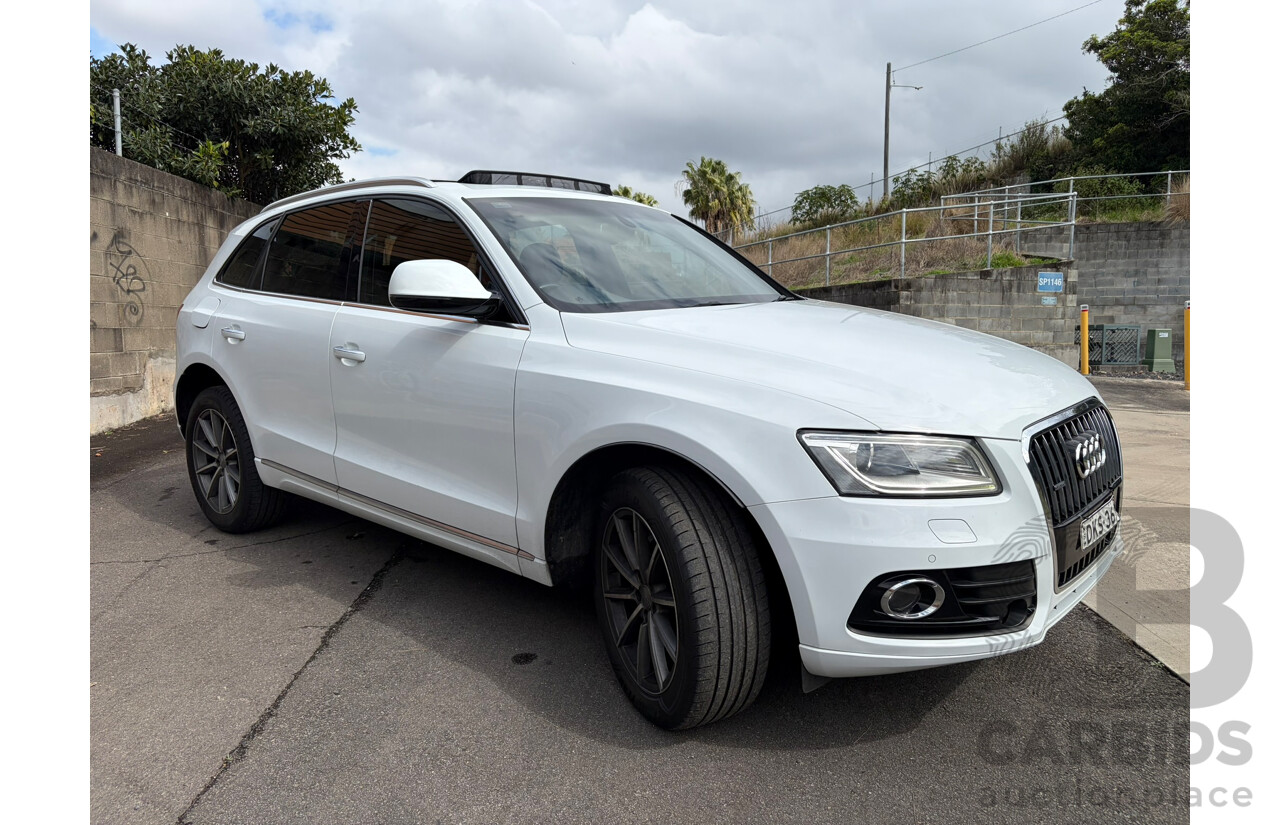 01/2017 Audi Q5 2.0 TFSI Sports Edition AWD 8R MY17 4D Wagon White 2.0L