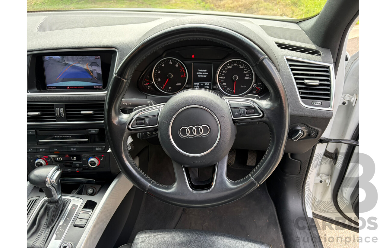 01/2017 Audi Q5 2.0 TFSI Sports Edition AWD 8R MY17 4D Wagon White 2.0L