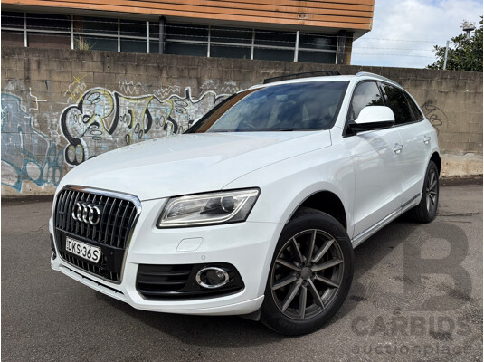 01/2017 Audi Q5 2.0 TFSI Sports Edition AWD 8R MY17 4D Wagon White 2.0L