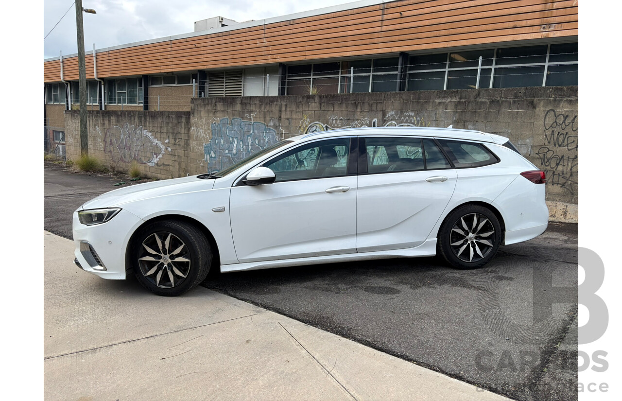 11/2019 Holden Commodore RS (5YR) FWD ZB 4D Sportwagon White 2.0L