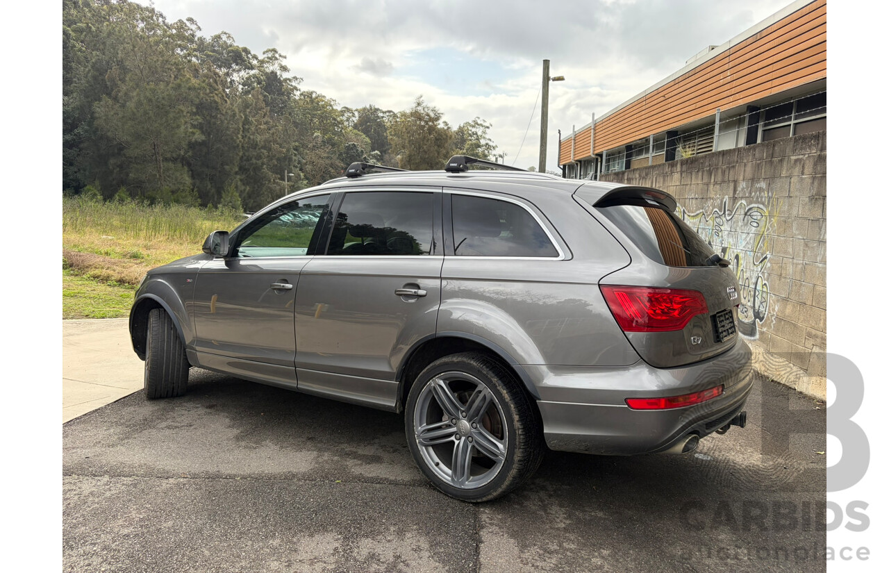 01/2014 Audi Q7 3.0 TDI QUATTRO AWD MY14 4D 7 Seat Wagon Grey Turbo Diesel 3.0L