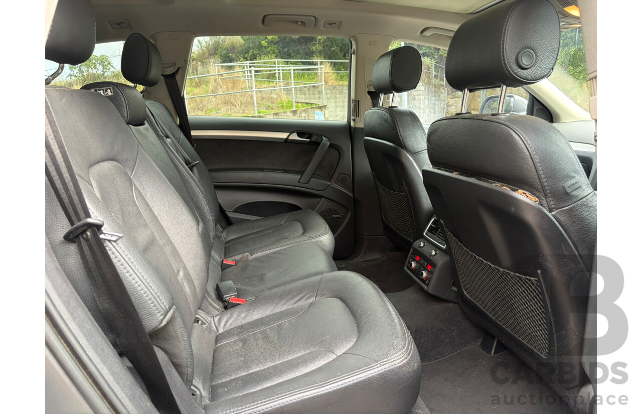 01/2014 Audi Q7 3.0 TDI QUATTRO AWD MY14 4D 7 Seat Wagon Grey Turbo Diesel 3.0L