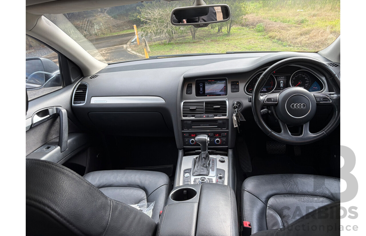 01/2014 Audi Q7 3.0 TDI QUATTRO AWD MY14 4D 7 Seat Wagon Grey Turbo Diesel 3.0L