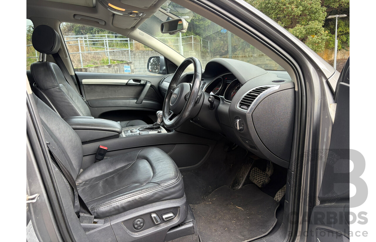 01/2014 Audi Q7 3.0 TDI QUATTRO AWD MY14 4D 7 Seat Wagon Grey Turbo Diesel 3.0L