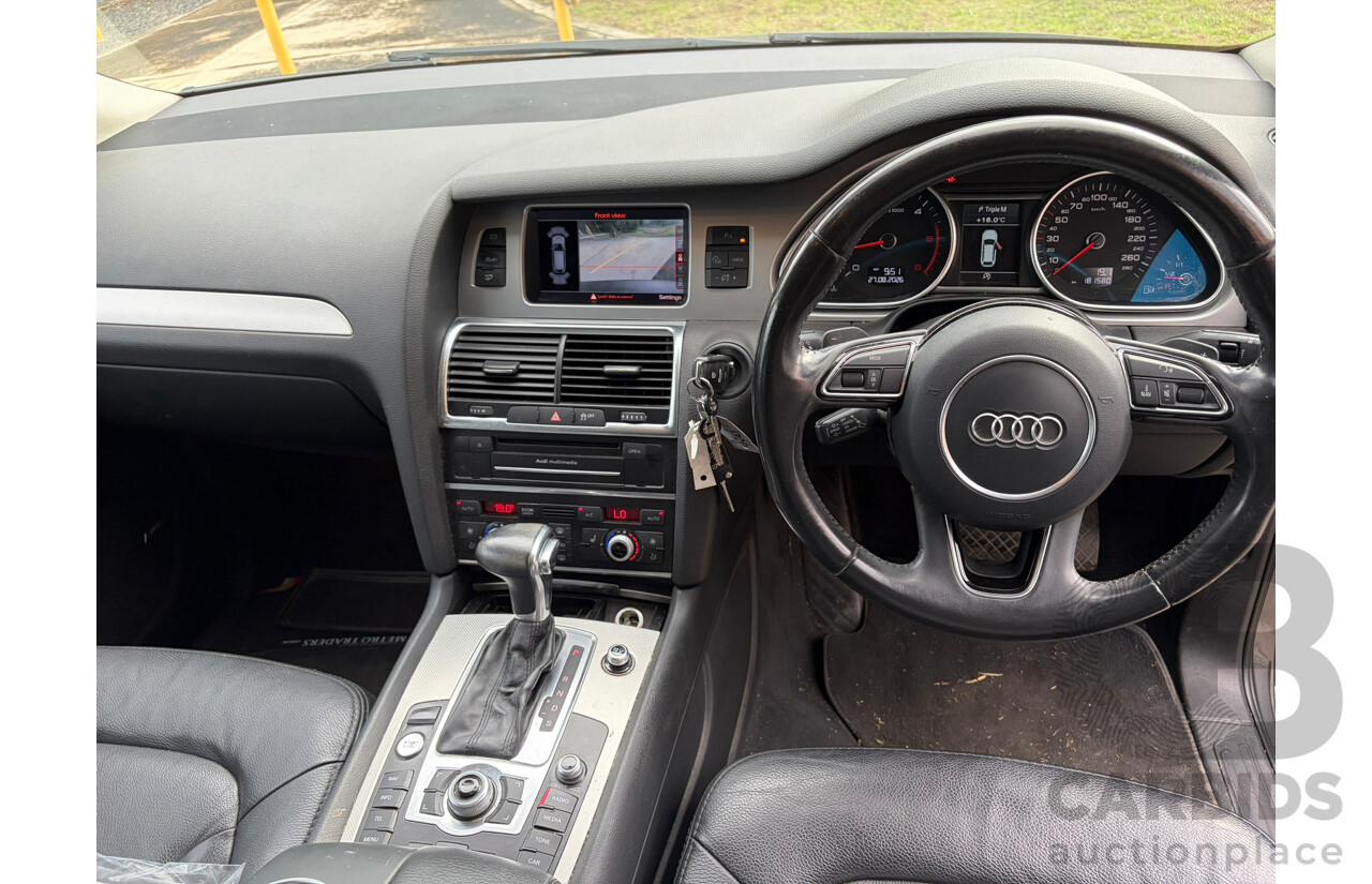 01/2014 Audi Q7 3.0 TDI QUATTRO AWD MY14 4D 7 Seat Wagon Grey Turbo Diesel 3.0L