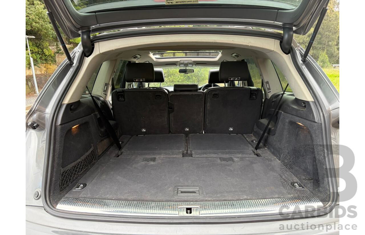 01/2014 Audi Q7 3.0 TDI QUATTRO AWD MY14 4D 7 Seat Wagon Grey Turbo Diesel 3.0L