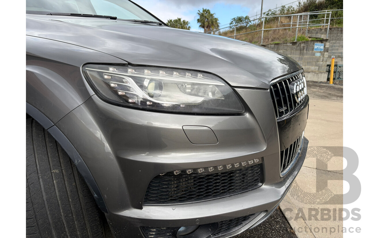 01/2014 Audi Q7 3.0 TDI QUATTRO AWD MY14 4D 7 Seat Wagon Grey Turbo Diesel 3.0L