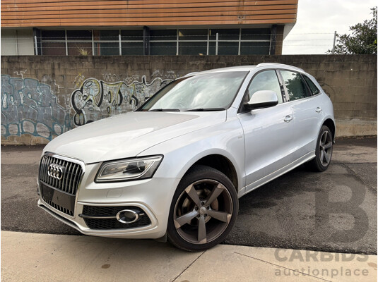 05/2015 Audi Q5 2.0 TDI QUATTRO AWD 8R MY13 4D Wagon Ice Silver Metallic 2.0L