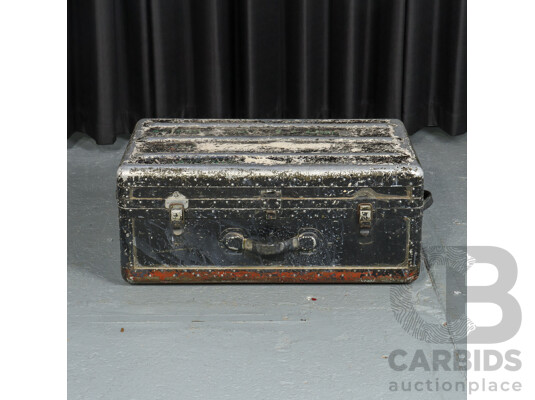 Vintage Aluminium United Nations Military Trunk