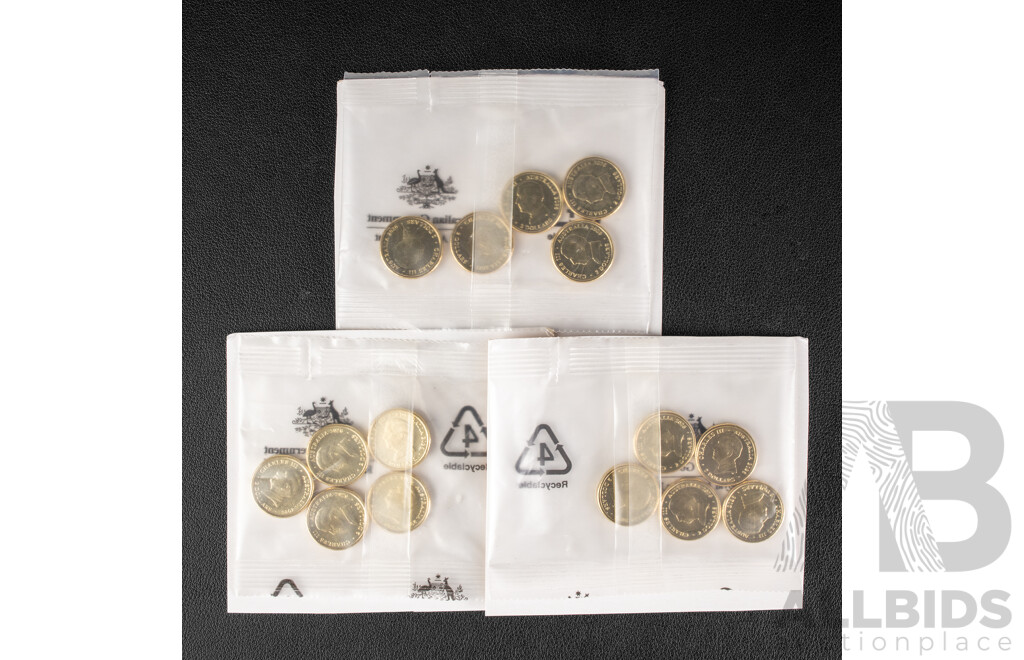 Fifteen Australian RAM 2026 UNC Two Dollar Coins, Dawn Service - Lest We Forget