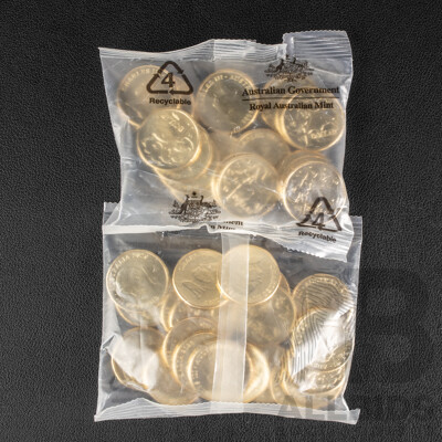 Forty Australian UNC 2026 One Dollar Coins
